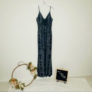 Black Slinky Glitter Gown - SZ 10 -  **NWT** - PERFECT FOR PROM